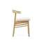 Стул Timons из бежевой синели из массива дуба с натуральной отделкой FSC Mix Credit