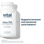 Vital Nutrients, Vitex 750, 750 мг, 120 веганских капсул