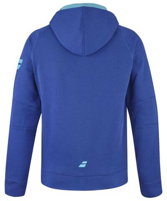 Мужская теннисная кофта Babolat Fitness Hood Jacket Men - синий содалит