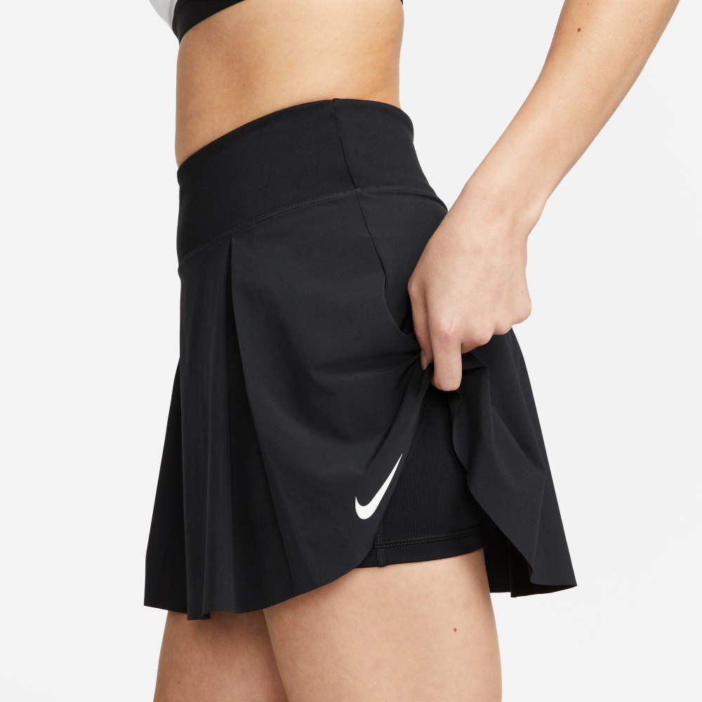 Женская теннисная юбка Nike Dri-Fit Club Short Skirt Women - Black