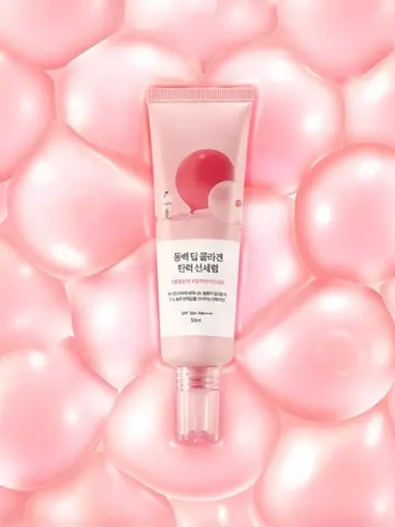 Round Lab Солнцезащитная сыворотка с экстрактом камелии и коллагеном SPF50 Camellia Deep Collagen Firming Sun Serum 50 мл