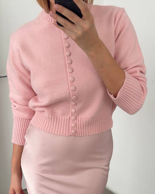 Кардиган вязаный на пуговицах