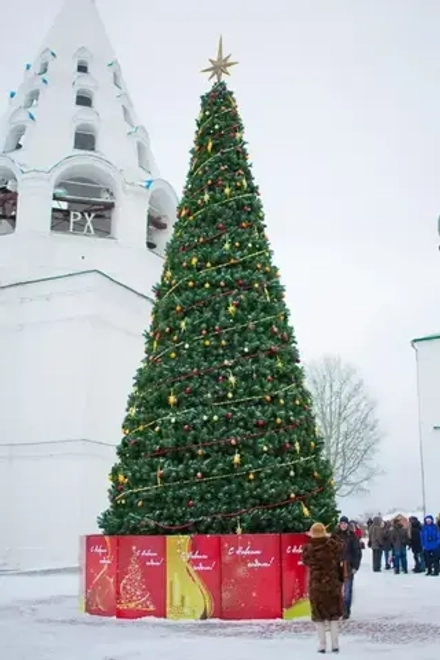 Уличная сосна Уральская зеленая 21 м., каркасная, Леска, Green Trees (GT21URLES)