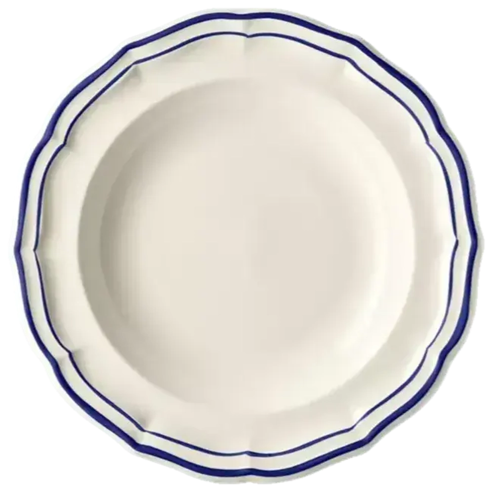 Тарелка суповая Gien Filet Cobalt (22.5 см)