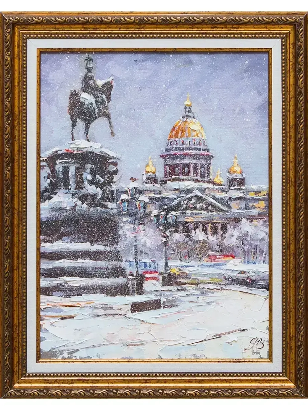 Картина маслом Зима Янченко