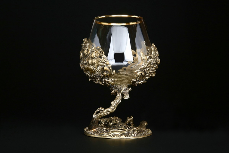 Бокал для коньяка "Охота" Утки