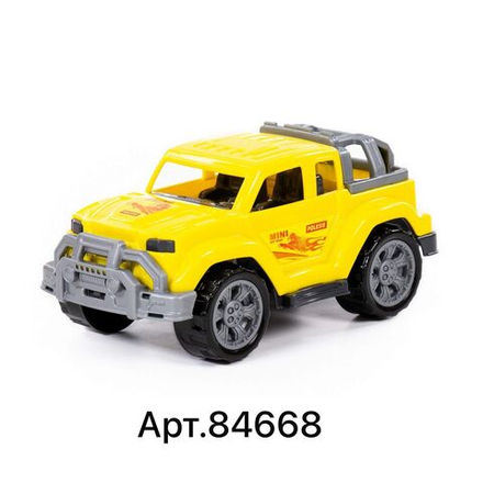 Автомобиль "Легионер-мини" (жёлтый) (в сеточке)