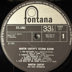 Martin Carthy ‎– Martin Carthy's Second Album (Англия 1966г.)Т