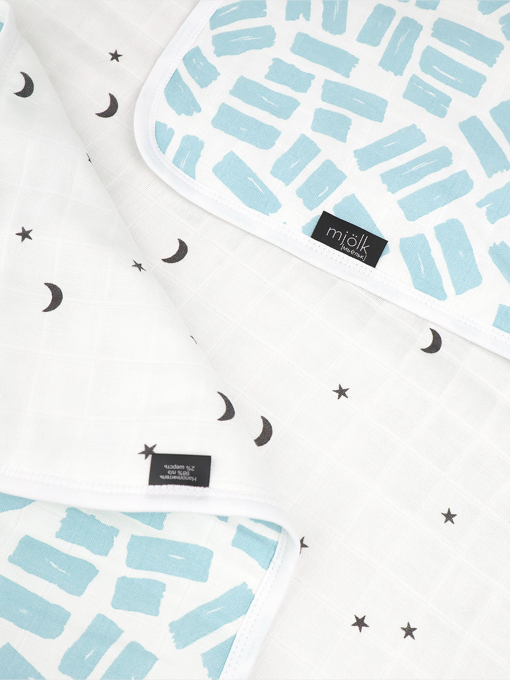 Муслиновое утеплённое одеяло Mjölk Краски