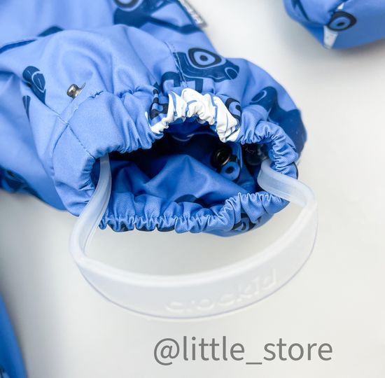 Комбинезон демисезонный "Машинки" морской бриз