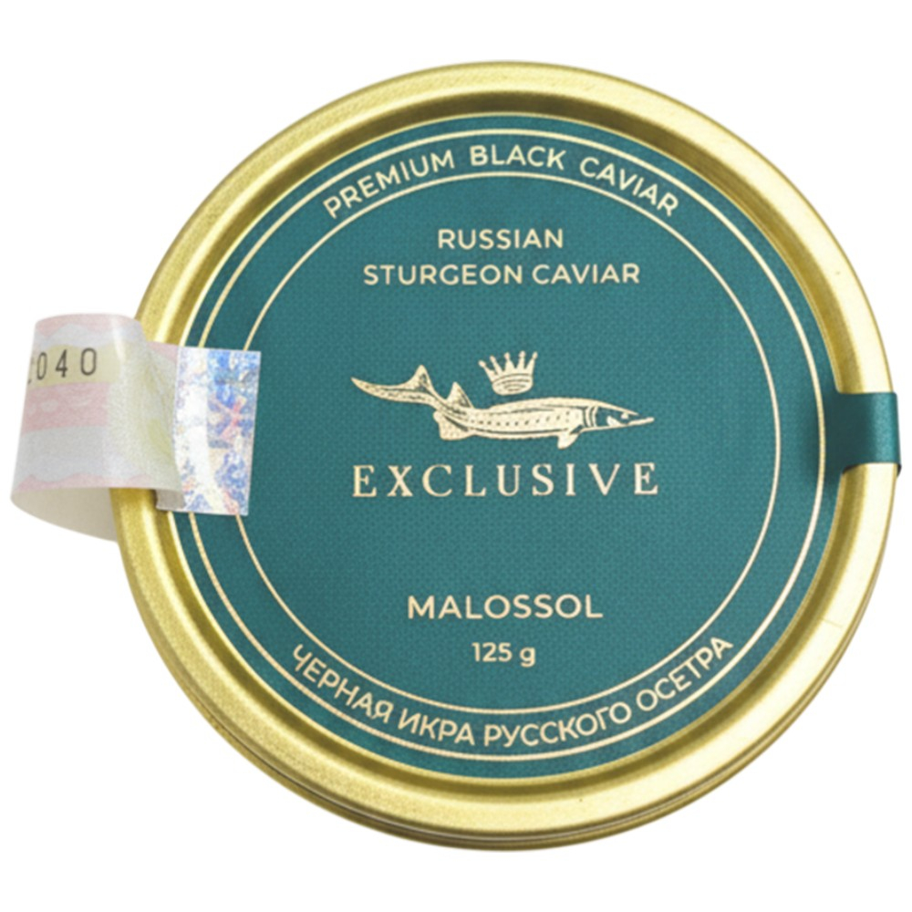 Икра черная осетровая Exclusive 125гр