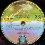Gentle Giant ‎– Giant Steps... The First Five Years 2LP (Англия 1975г.)