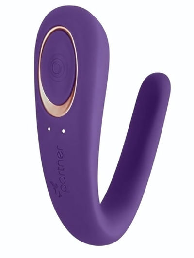 Многофункциональный стимулятор для пар Double Classic (Цвет: фиолетовый)