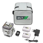 Профессиональный лазерный уровень строительный DLT EK-100 360 4D Нивелир, 16 лучей с пультом управления, зеленый луч, арт.4431 (оригинал)