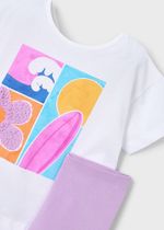 футболка с леггинсами