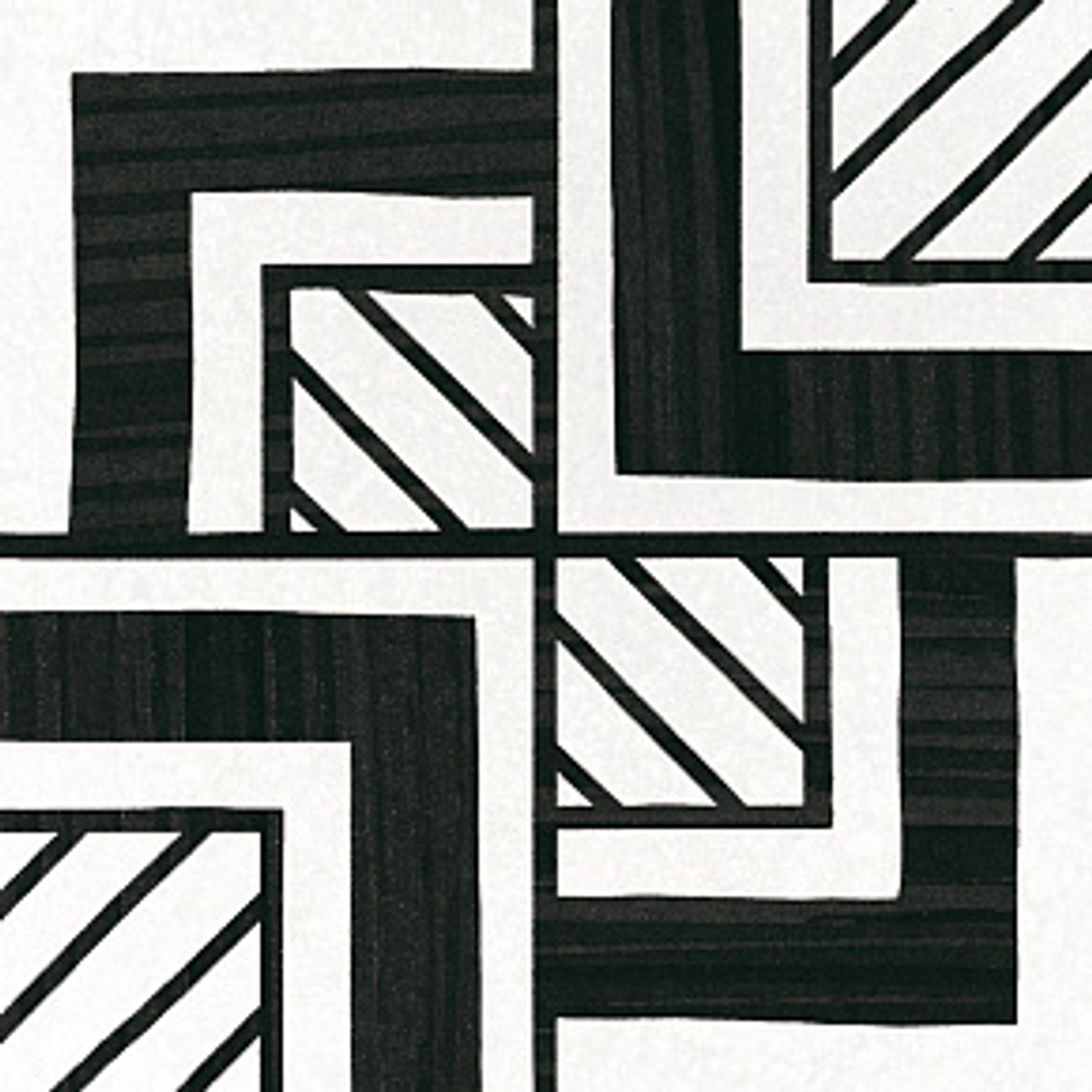 Керамогранит EQUIPE CAPRICE DECO Metropolitan B&W 20x20/ЭКИПЕ КАПРИС ДЕКО Метрополитан 20x20