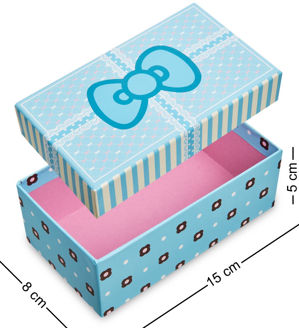 WG-86-A Коробка подарочная цв.голуб