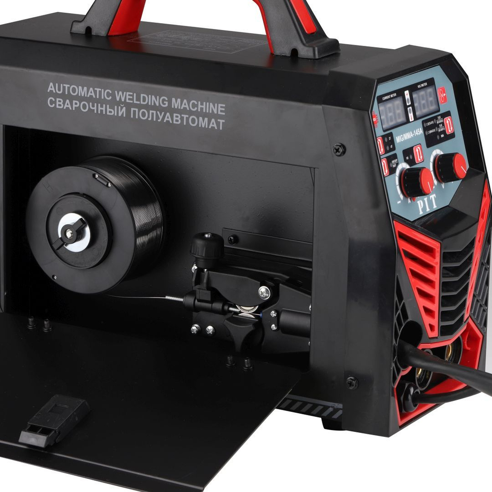 Сварочный полуавтомат PMIG145-С2 (145А,ПВ-60,MMA 1,6-4мм, 4,0кВт,
MIG 0,8-1,0мм,)