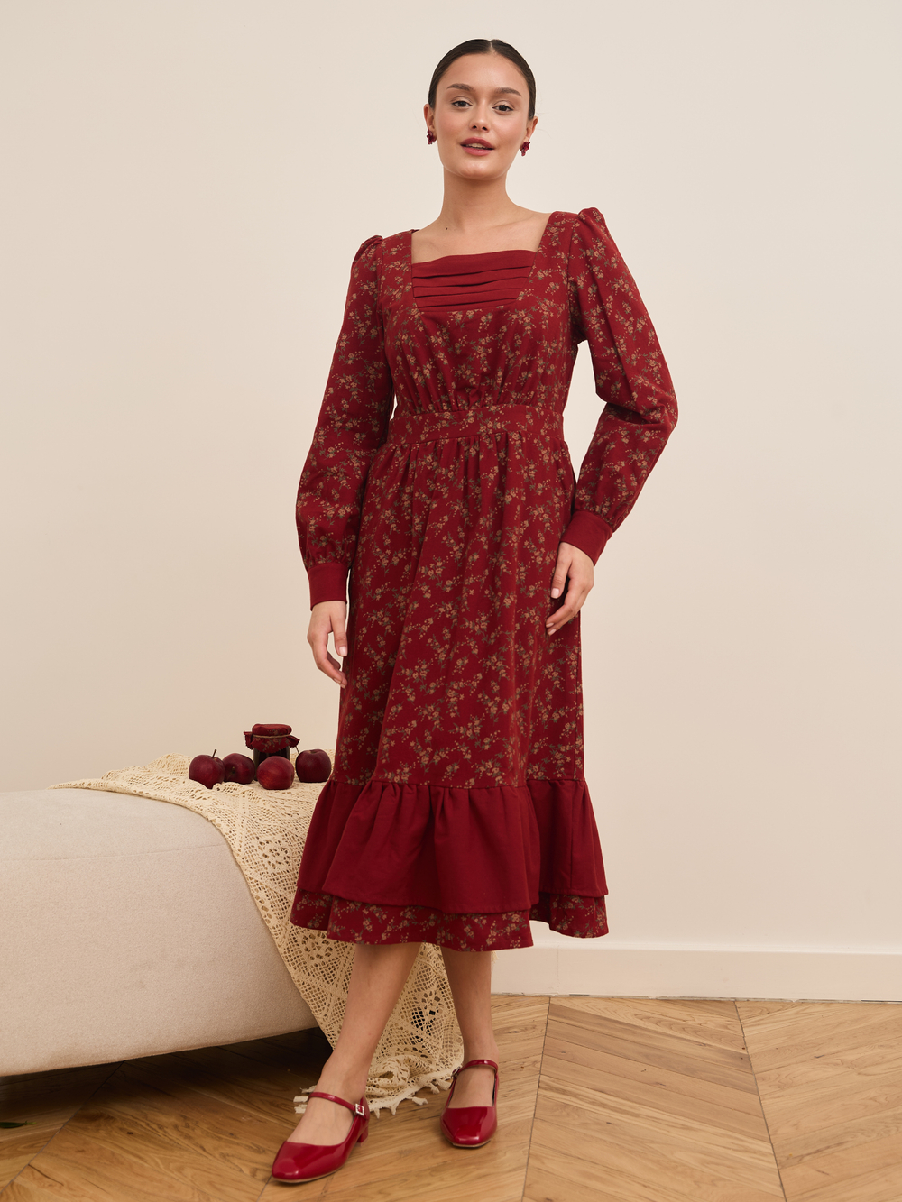 Платье с драпировкой