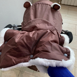 Коляска-санки комбинированная «Ника Детям 7-6» с бельчонком шоколадный (арт. НД7-6/12)