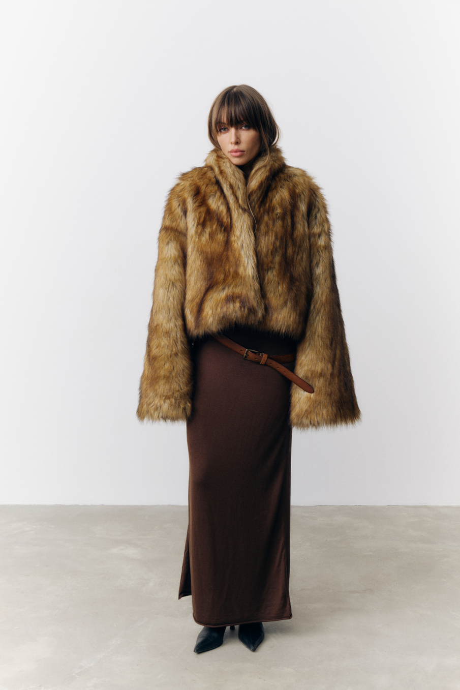 Эко-шуба Lisa Patrikeevna | Рыжий