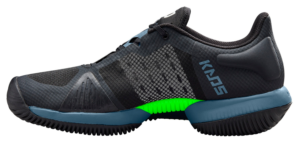 Мужские кроссовки теннисные Wilson Kaos Swift M - black/china blue/green gecko
