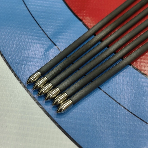 Стрелы MUSEN Archery Fox из чистого карбона sp600 4,2 мм 30 дюймов (6 шт.)