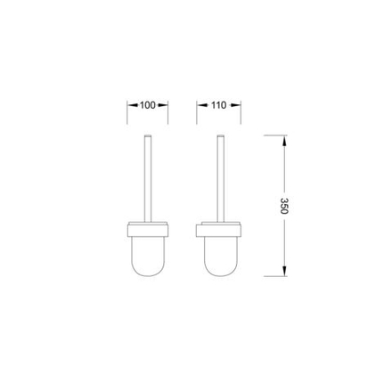 Steinberg Серия 470 Туалетный набор,настенный, полированная нерж. сталь, хром 470 2900