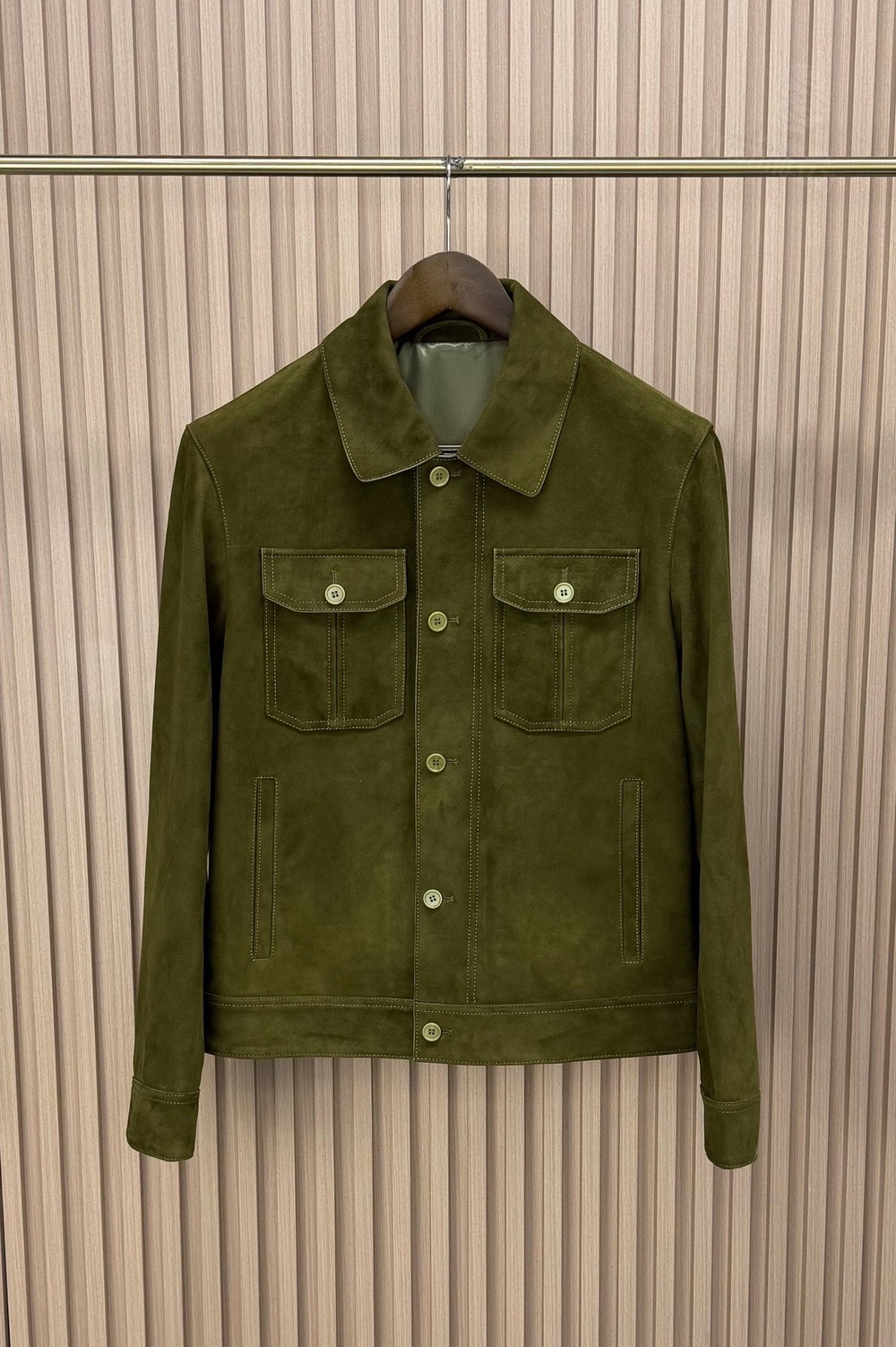 Замшевая куртка Brioni