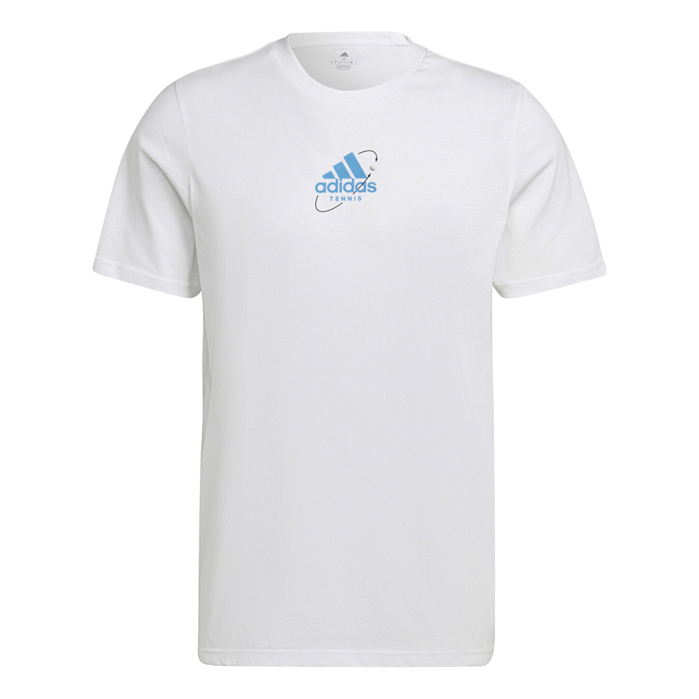 Мужское теннисное поло adidas Thiem Graphic T-Shirt Men - White