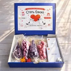 Игра для пар «Стать ближе» со сладостями