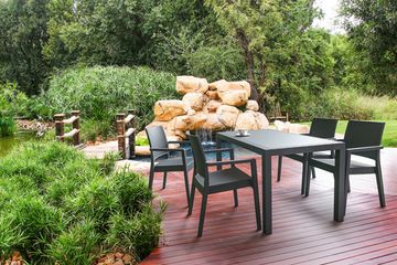 Стол пластиковый Orlando 140 антрацит Siesta Contract Турция