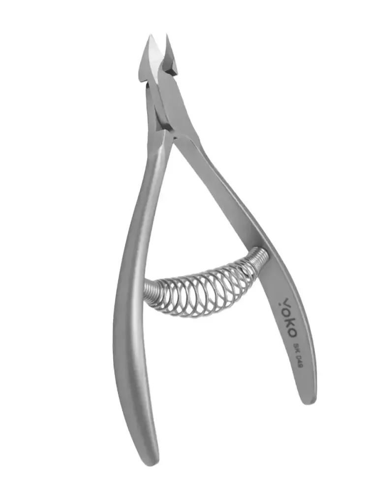Маникюрные кусачки для кутикулы YoKo со спиральной пружиной и лезвием 7 мм