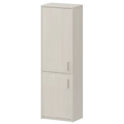 Шкаф комбинированный закрытый узкий А-321/А-621 Ясень шимо 560x365x2000 Арго