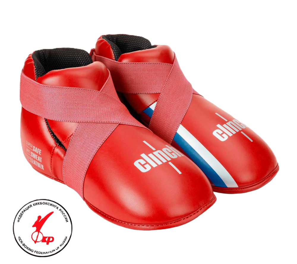 Футы GTF - ITF Clinch Safety Foot Kick красные