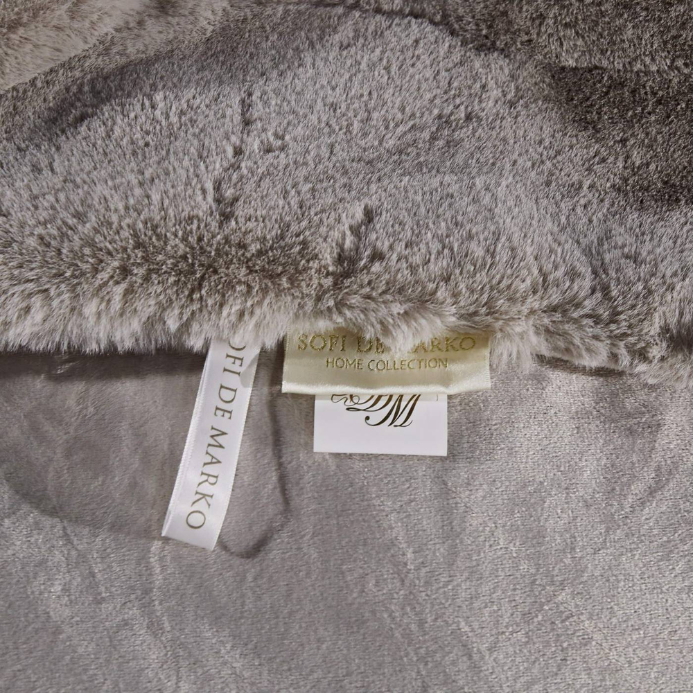 Плед 210х230 Sofi De MarkO Ричард серый