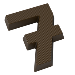 949 | Форма для шоколадных изделий "Цифра-7" (275*135 мм)