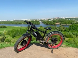 Электрофэтбайк Elbike Phantom Twix (Черный)