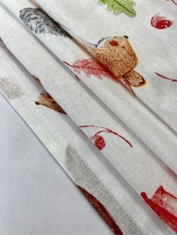 Наволочка комплект 2шт перкаль Сказка "Лесные жители" 50x70 см на молнии