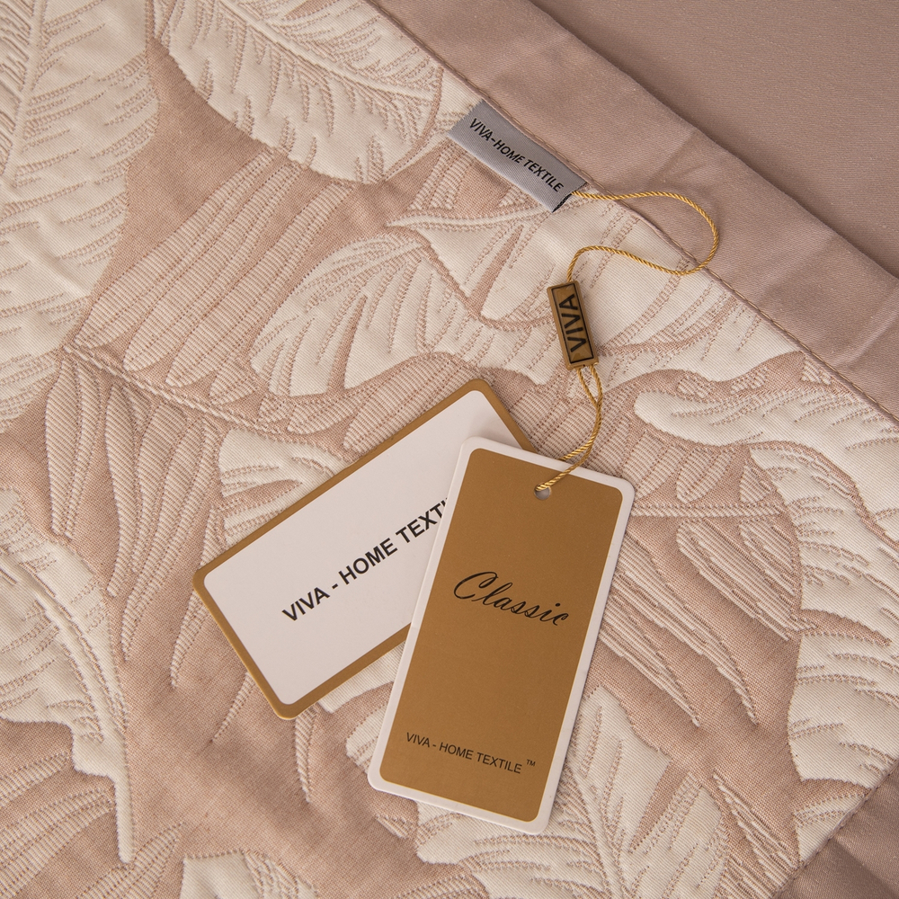 Комплект постельного белья на резинке Сатин Aurora Veil/Вуаль Авроры с Покрывалом AVR002