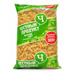 Макароны Честный продукт Трубочки 900 гр