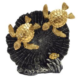 GAEM Фигурка декоративная "Черепахи", L15,5 W8 H16 см