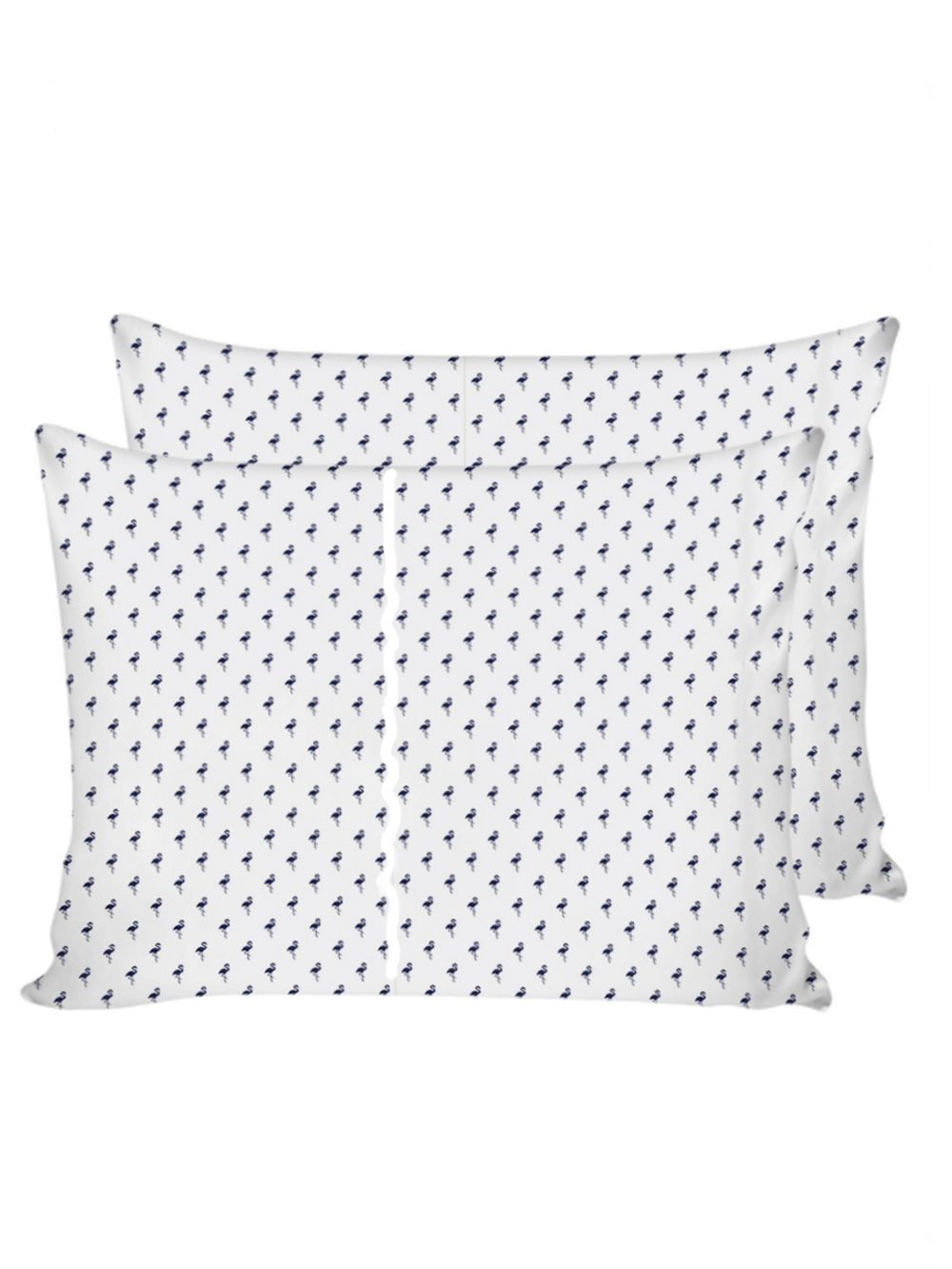 Постельное белье Сказка "Фламинго" евро Наволочка 50х70 см 2 шт Простынь на резинке 180х200 см Пододеяльник 200х215 см, перкаль