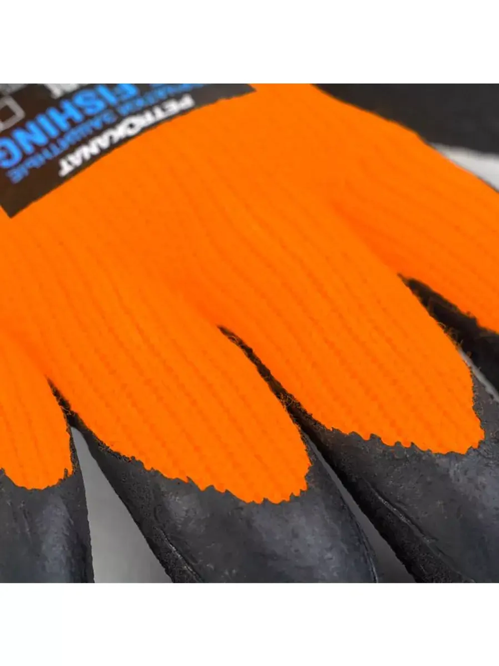 Перчатки рыболовные ICE FISHING, оранжевые, 12 пар