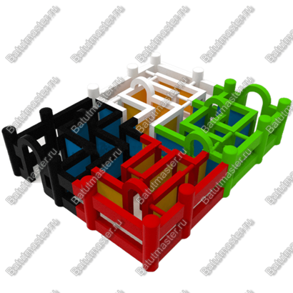 Надувной лабиринт "Мозаика", 6*6*2 м