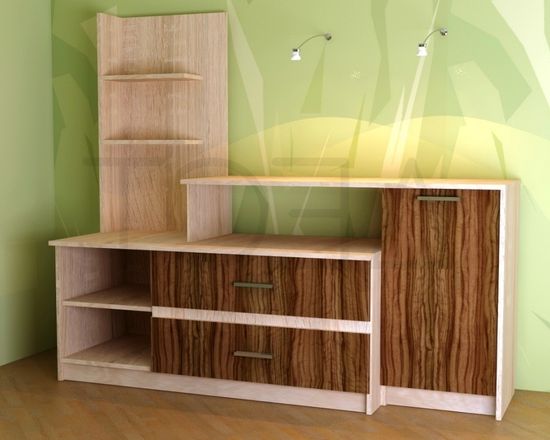 дуб сонома / олива шоколад