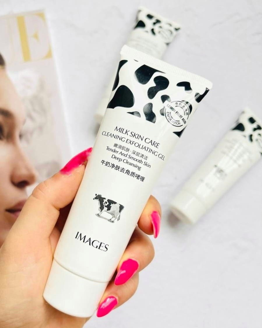 Пилинг-скатка для лица с молоком, 80г