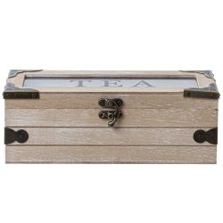 GAEM Шкатулка для чайных пакетиков, L24 W10 H8,5 см