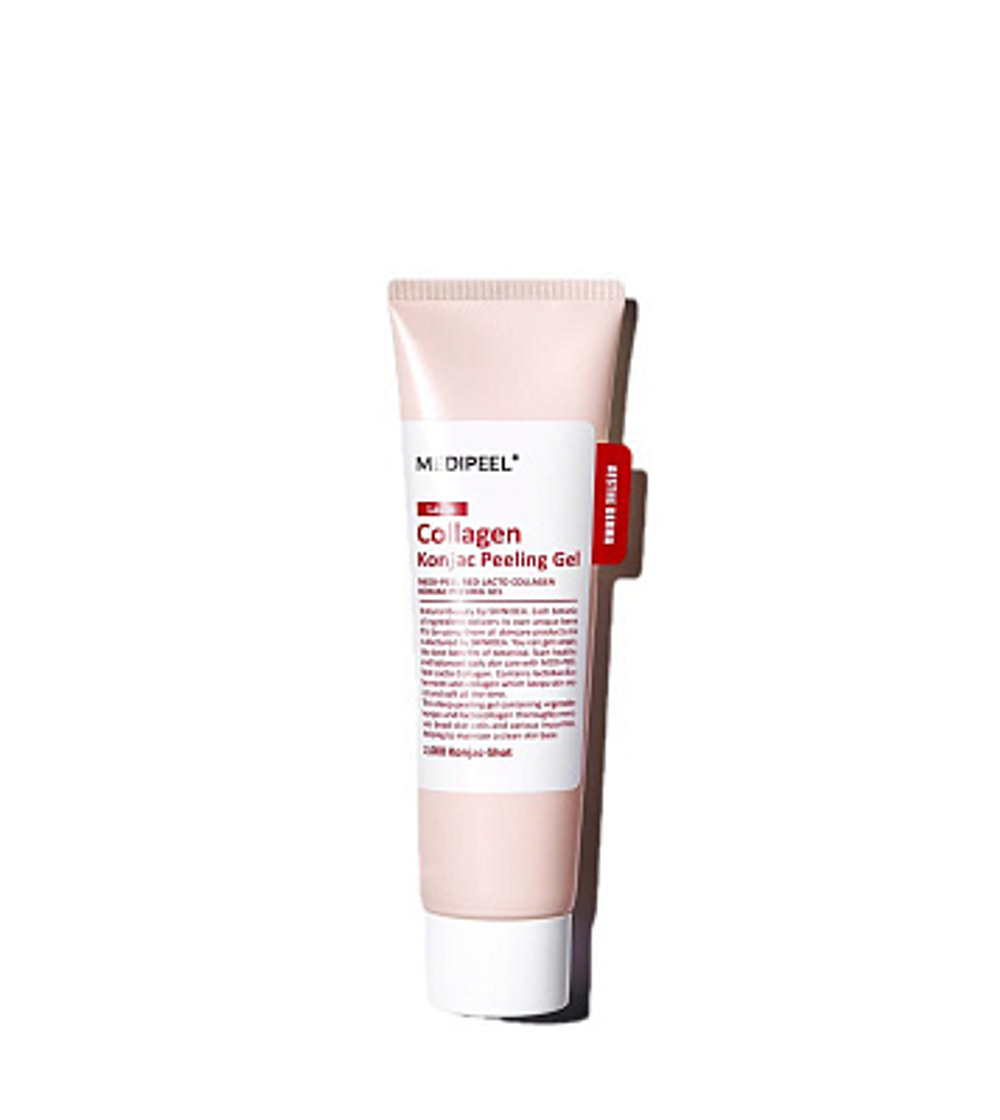 MEDI-PEEL Red Lacto Collagen Konjac Peeling Gel (95ml) Пилинг-скатка с лактобактериями и коллагеном