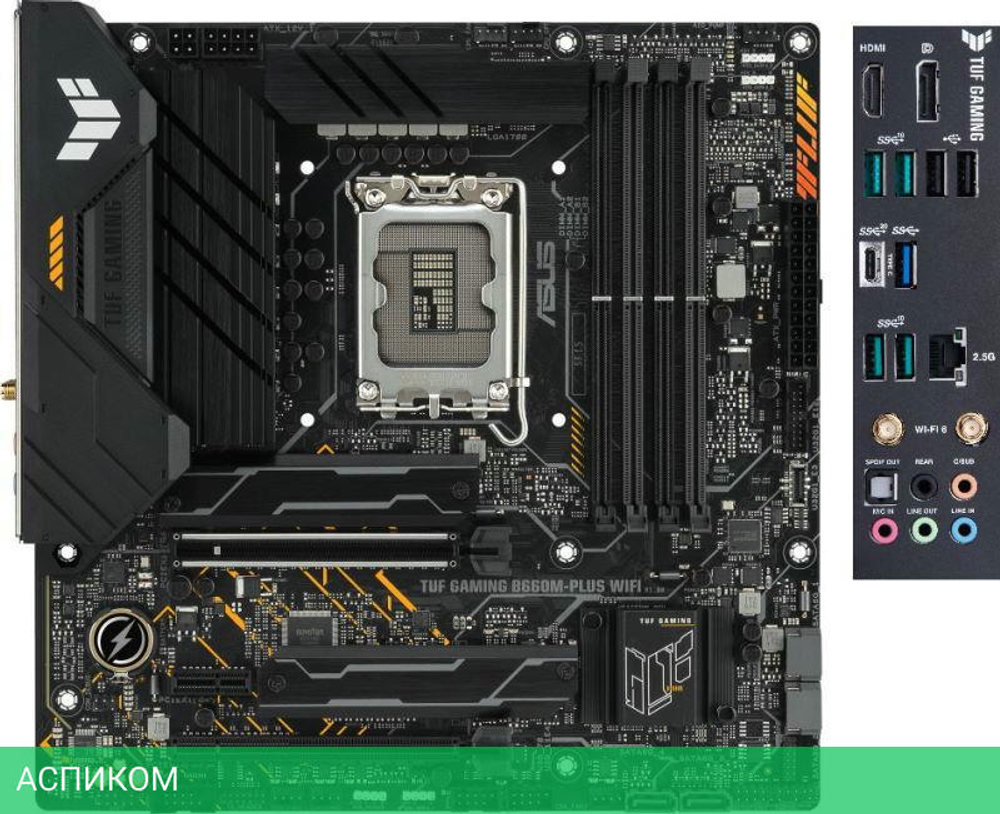 Материнская плата ASUS TUF Gaming B660M-Plus WiFi (90MB1AZ0-M0EAY0)